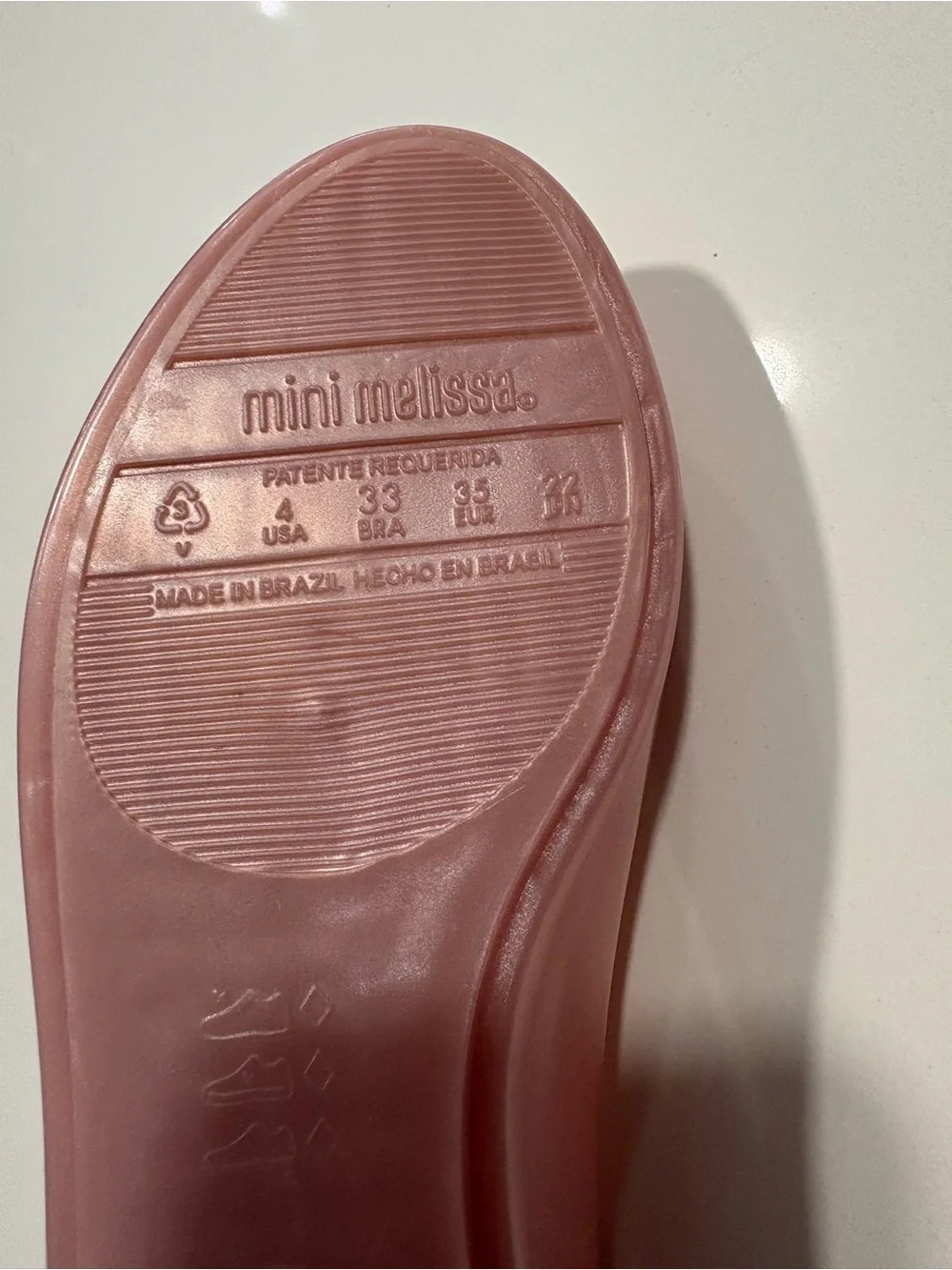 Mini Melissa Sweet Love Butterfly Ballet Flats